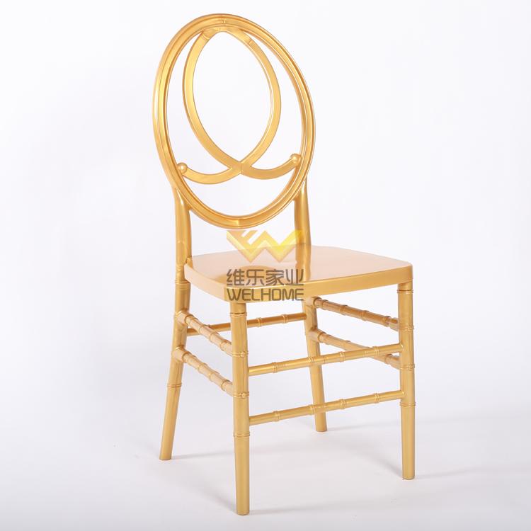 hotsale solid beech wood gold phoenix chair for wedding
